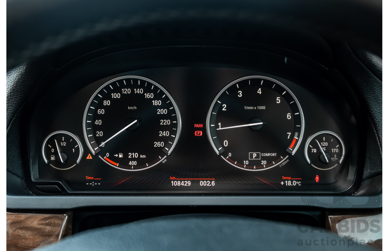 6/2009 BMW 740i F01 4d Sedan Kashmir Silver Metallic Turbo 3.0L