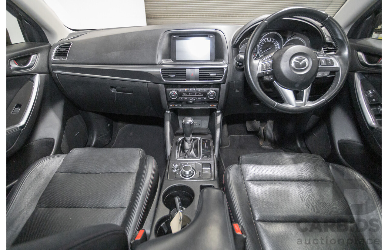 05/2015 Mazda CX-5 AKERA (AWD) MY15 4D Wagon Soul Red Turbo Diesel 2.2L