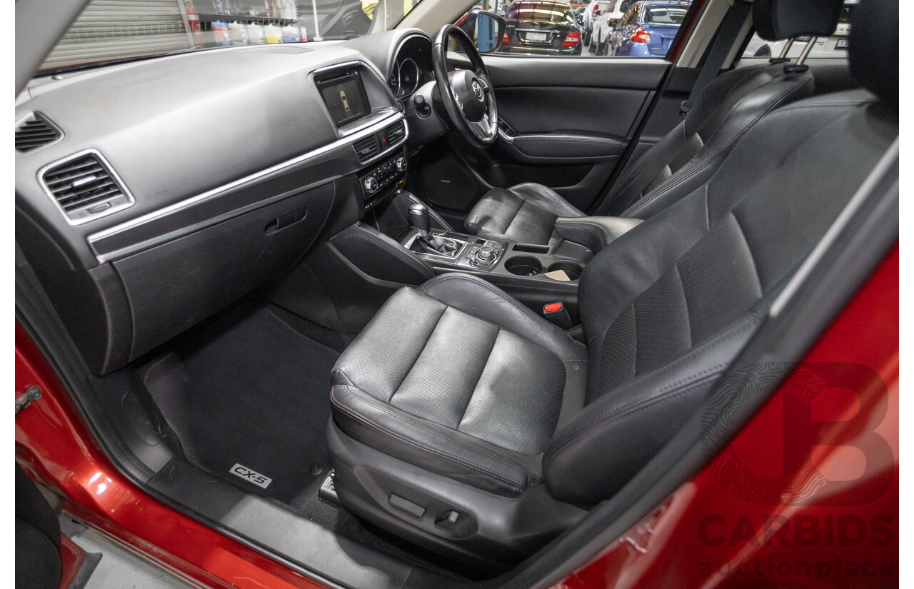 05/2015 Mazda CX-5 AKERA (AWD) MY15 4D Wagon Soul Red Turbo Diesel 2.2L
