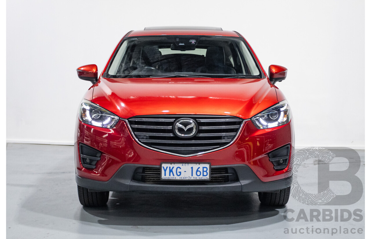 05/2015 Mazda CX-5 AKERA (AWD) MY15 4D Wagon Soul Red Turbo Diesel 2.2L