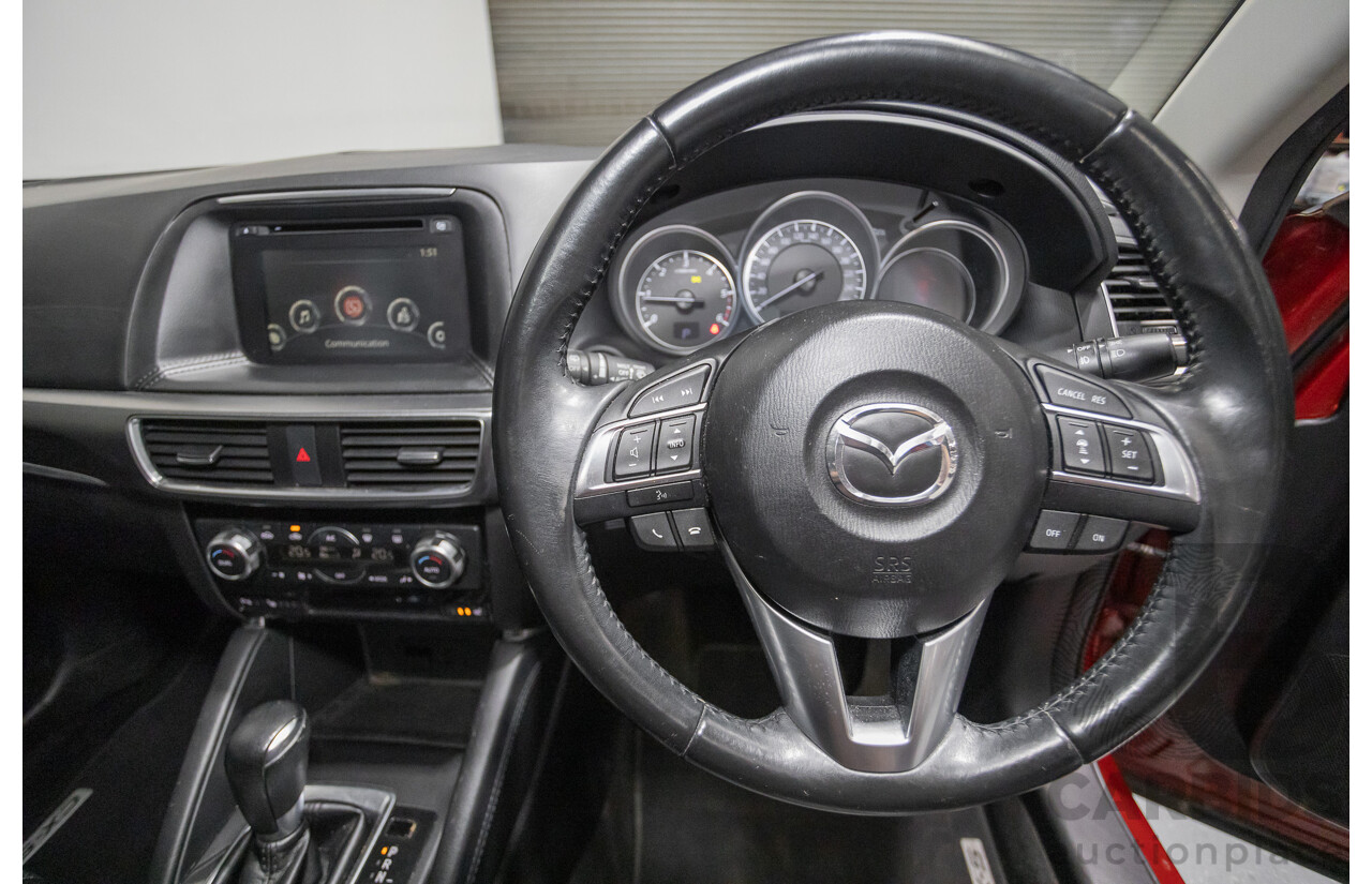 05/2015 Mazda CX-5 AKERA (AWD) MY15 4D Wagon Soul Red Turbo Diesel 2.2L