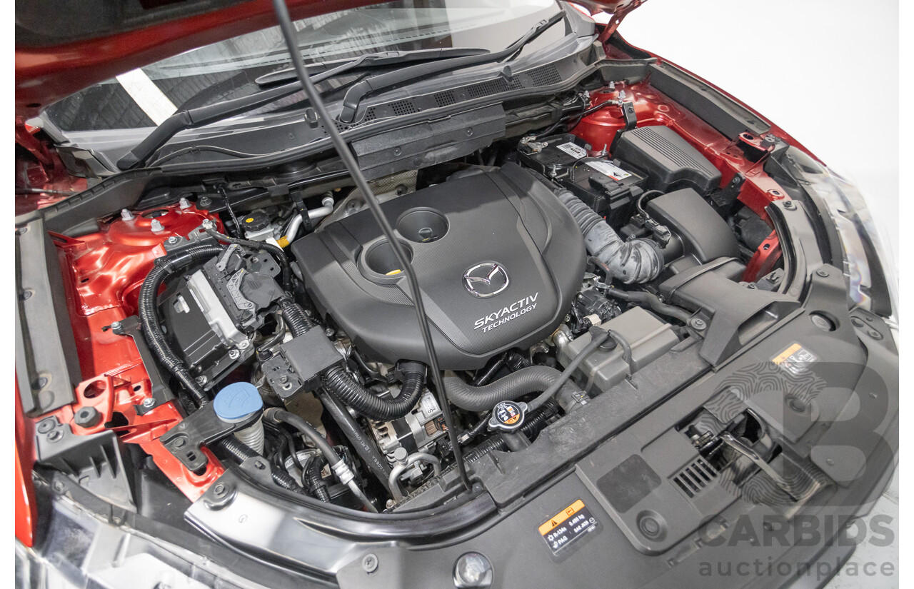 05/2015 Mazda CX-5 AKERA (AWD) MY15 4D Wagon Soul Red Turbo Diesel 2.2L