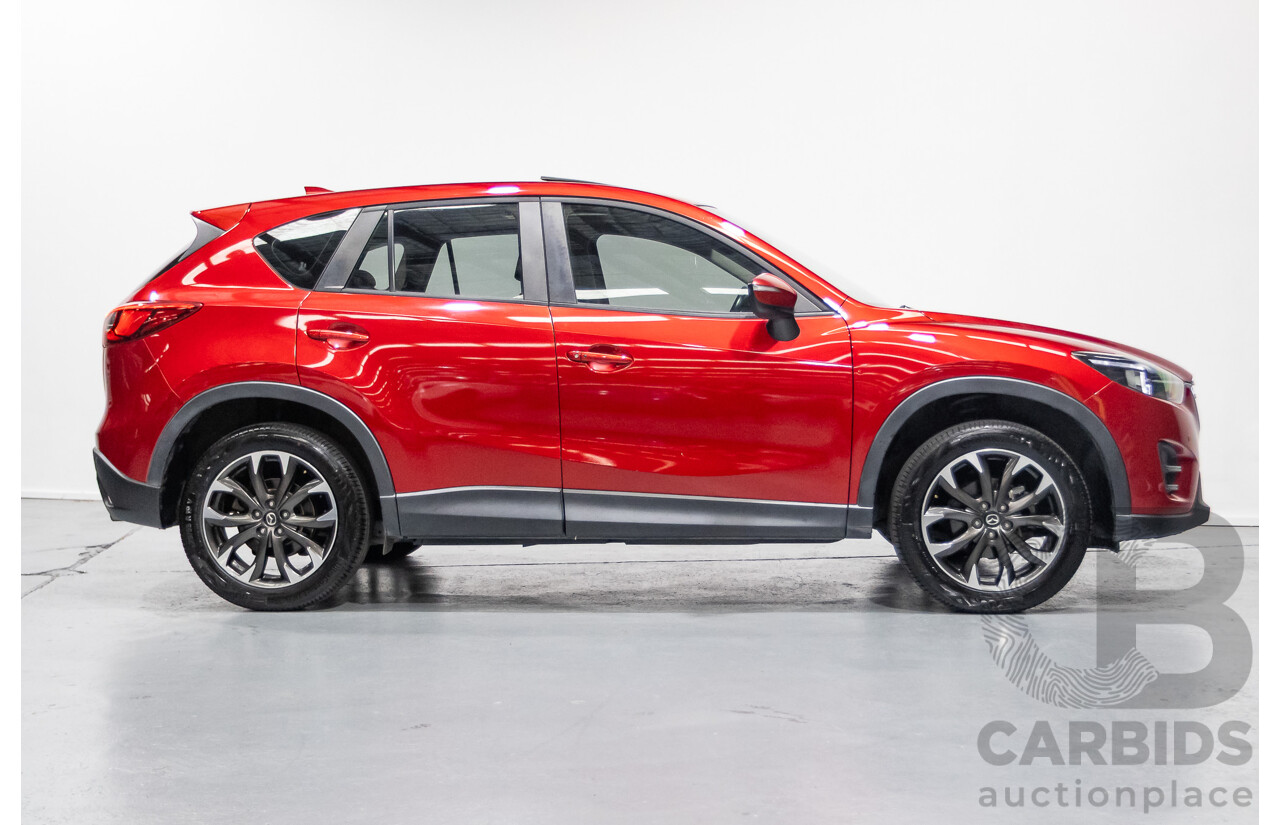05/2015 Mazda CX-5 AKERA (AWD) MY15 4D Wagon Soul Red Turbo Diesel 2.2L