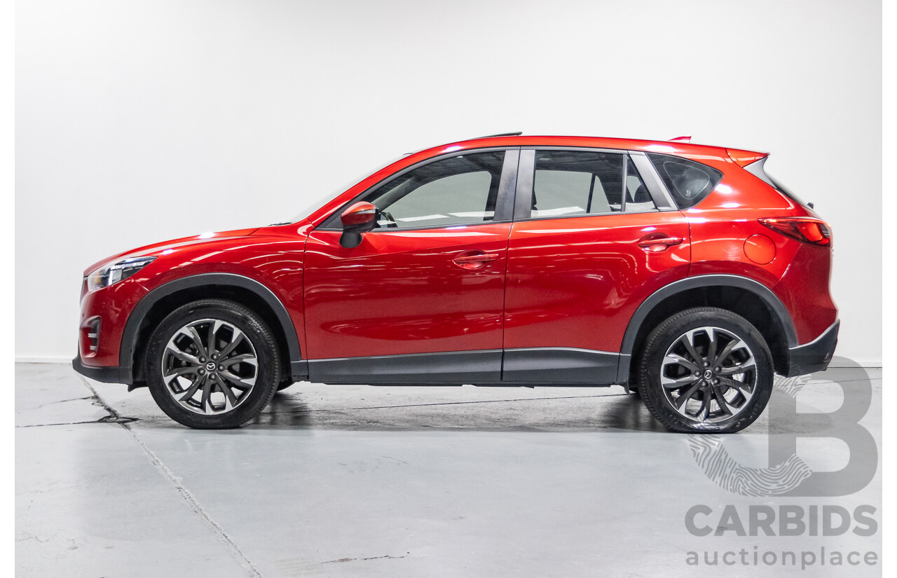 05/2015 Mazda CX-5 AKERA (AWD) MY15 4D Wagon Soul Red Turbo Diesel 2.2L