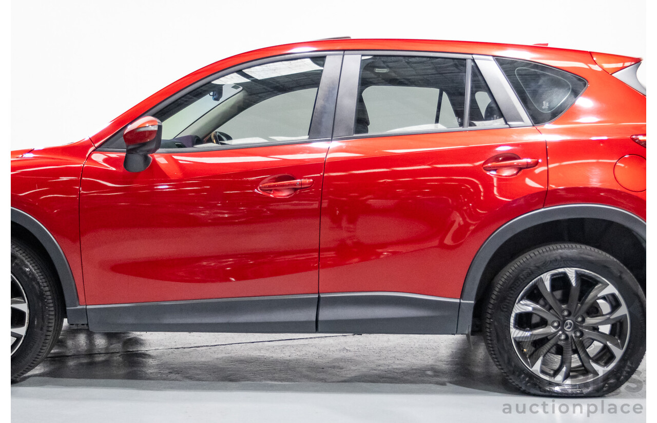 05/2015 Mazda CX-5 AKERA (AWD) MY15 4D Wagon Soul Red Turbo Diesel 2.2L