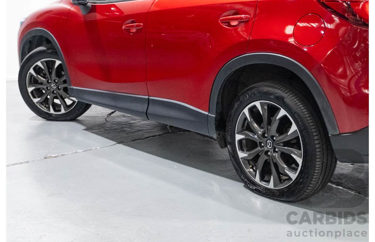 05/2015 Mazda CX-5 AKERA (AWD) MY15 4D Wagon Soul Red Turbo Diesel 2.2L