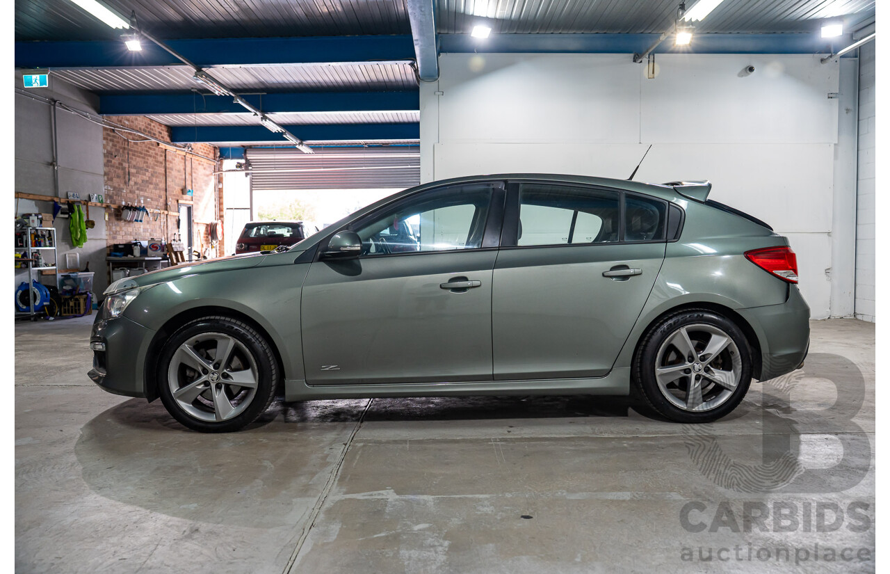 08/2016 Holden Cruze SRi Z-Series (FWD) JH MY16 5d Hatchback Phantom Grey Metallic Turbo 1.6L