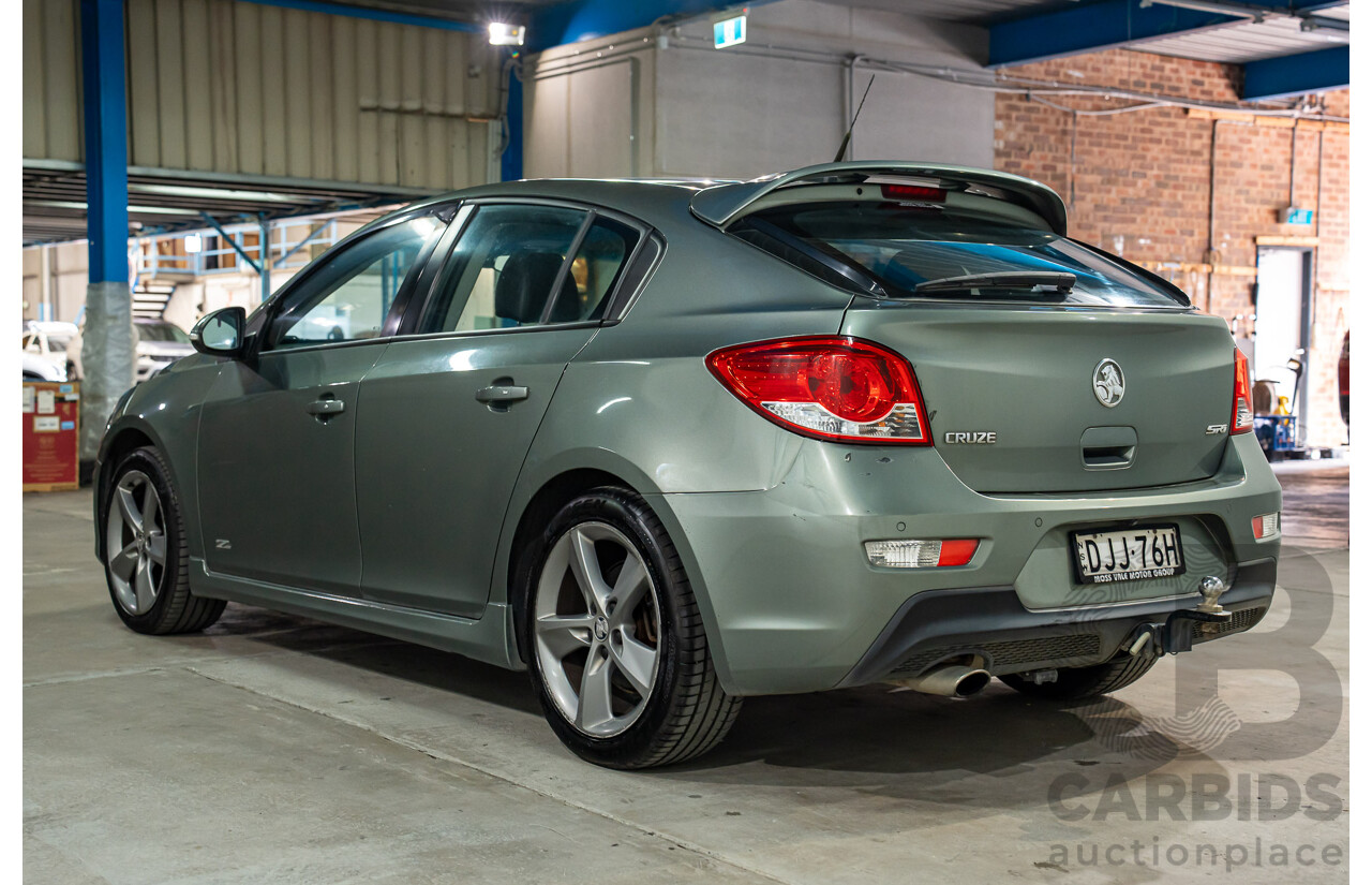 08/2016 Holden Cruze SRi Z-Series (FWD) JH MY16 5d Hatchback Phantom Grey Metallic Turbo 1.6L
