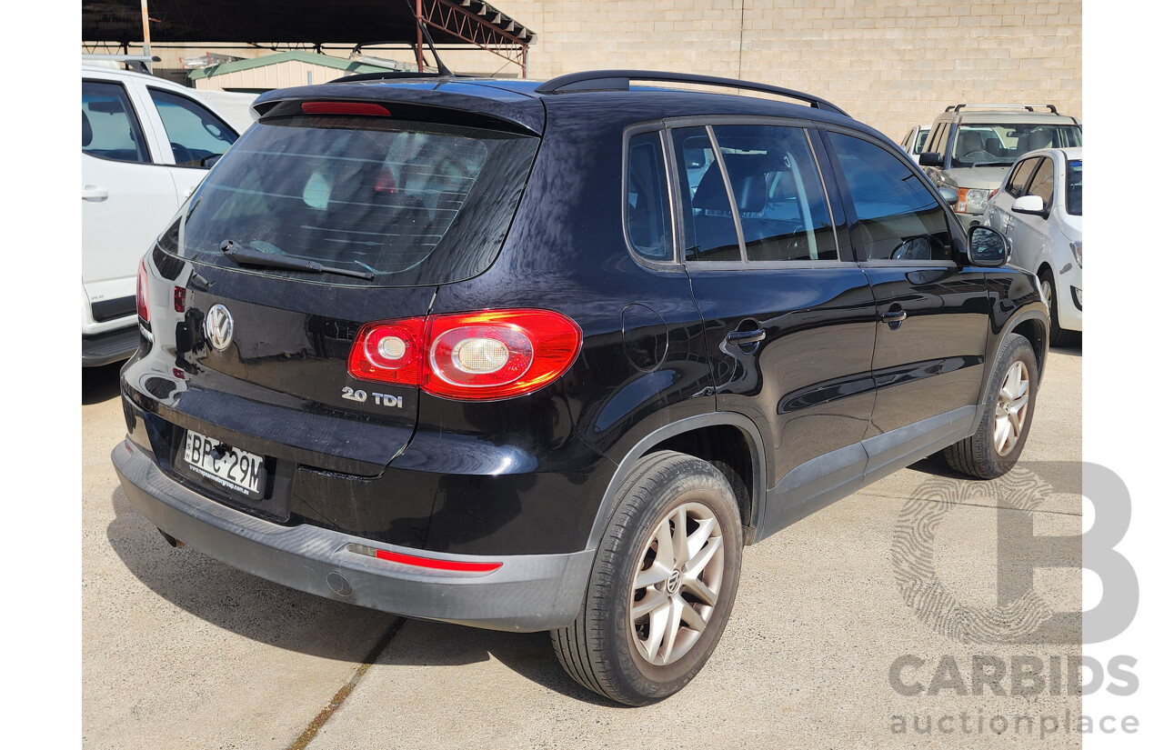 5/2010 Volkswagen Tiguan 103 TDI 5NC MY10 4d Wagon Black 2.0L