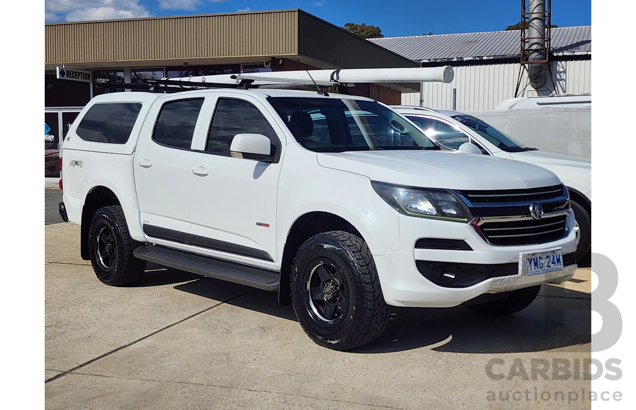 6/2017 Holden Colorado LS (4x4) RG MY17 Crew Cab P/Up White 2.8L