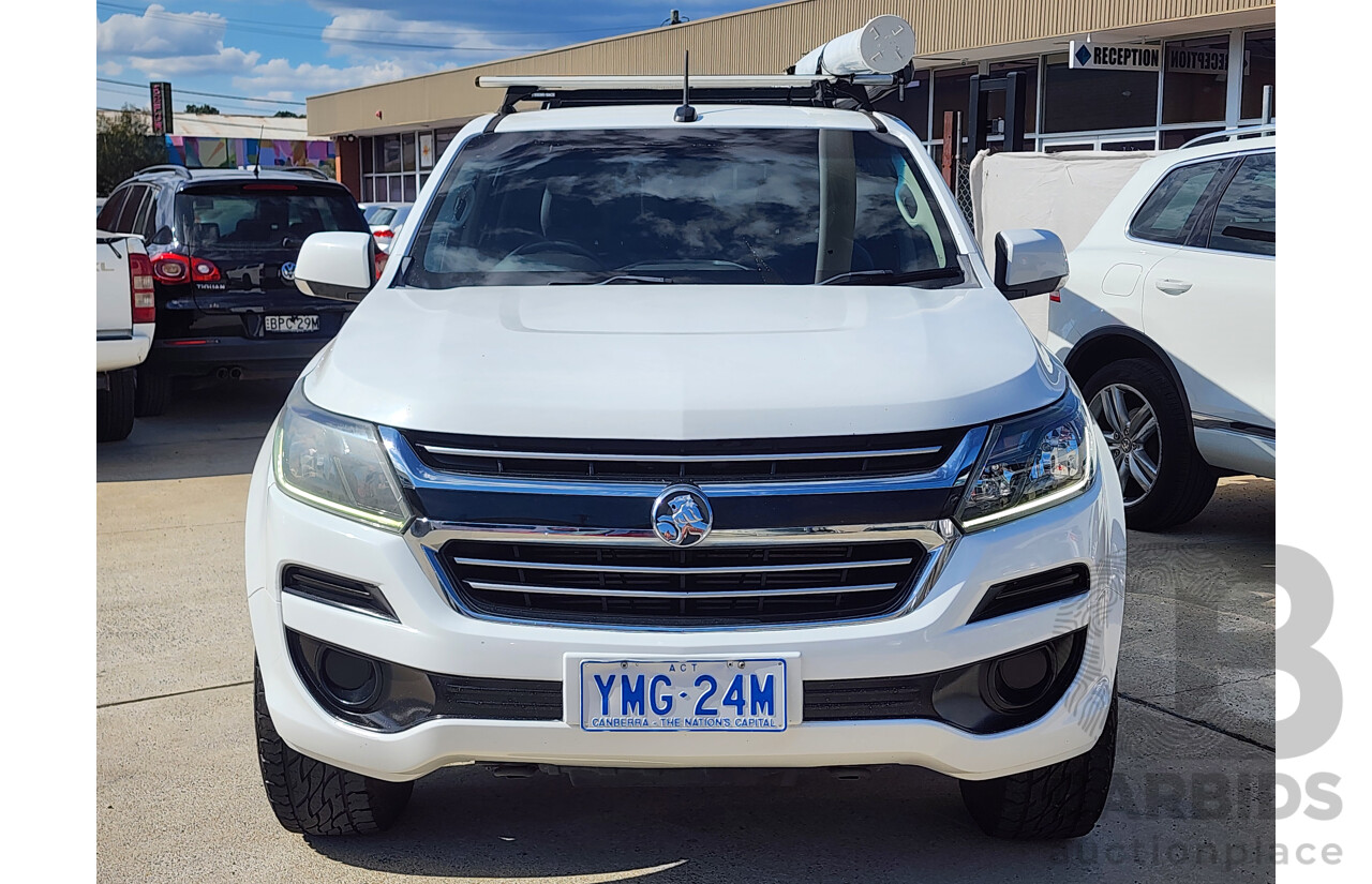 6/2017 Holden Colorado LS (4x4) RG MY17 Crew Cab P/Up White 2.8L