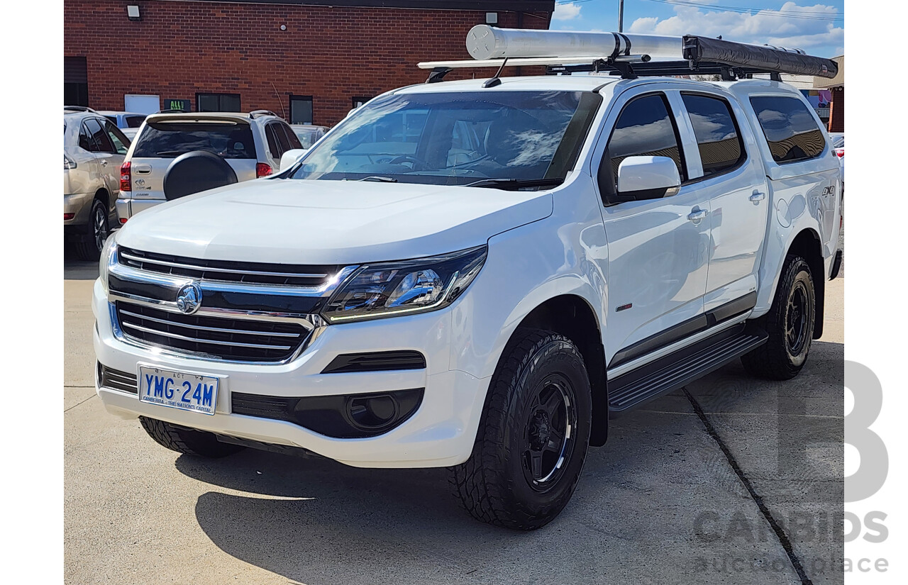 6/2017 Holden Colorado LS (4x4) RG MY17 Crew Cab P/Up White 2.8L