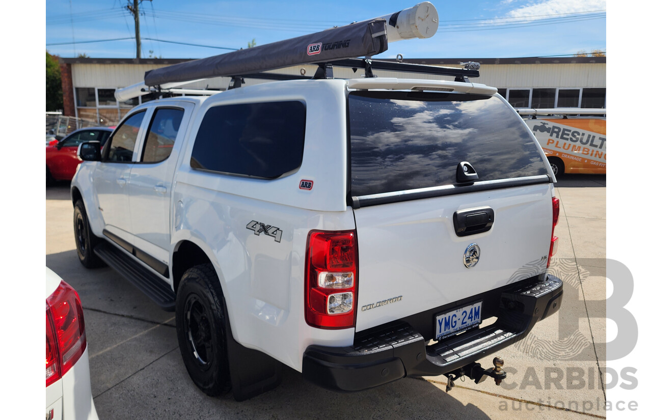 6/2017 Holden Colorado LS (4x4) RG MY17 Crew Cab P/Up White 2.8L