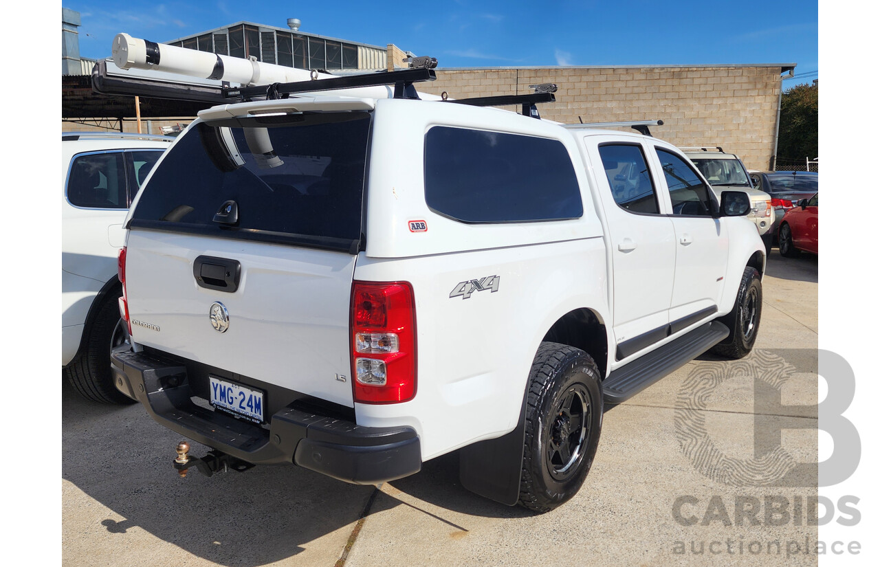 6/2017 Holden Colorado LS (4x4) RG MY17 Crew Cab P/Up White 2.8L