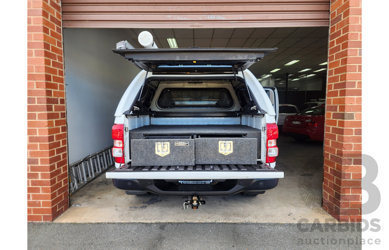 6/2017 Holden Colorado LS (4x4) RG MY17 Crew Cab P/Up White 2.8L