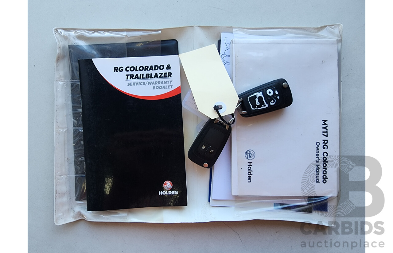 6/2017 Holden Colorado LS (4x4) RG MY17 Crew Cab P/Up White 2.8L