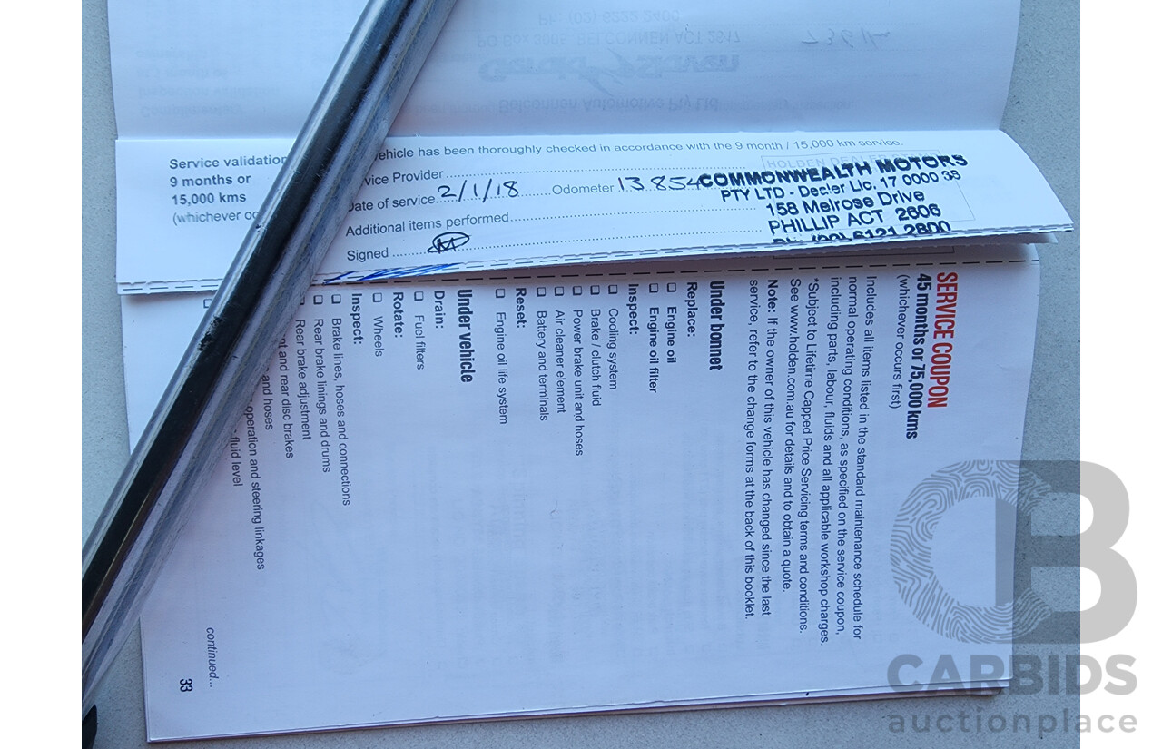 6/2017 Holden Colorado LS (4x4) RG MY17 Crew Cab P/Up White 2.8L