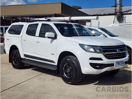 6/2017 Holden Colorado LS (4x4) RG MY17 Crew Cab P/Up White 2.8L