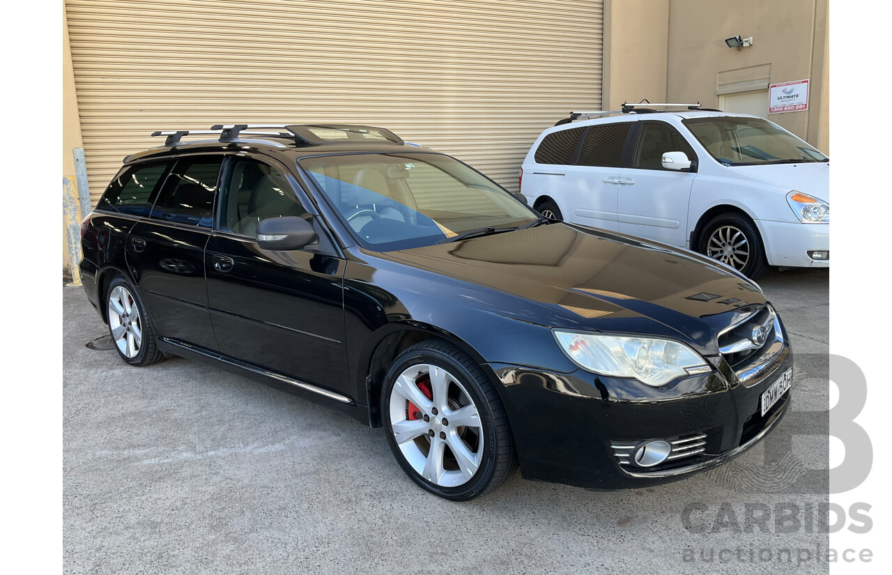 6/2007 Subaru Liberty 3.0R MY07 4d Wagon Black 3.0L