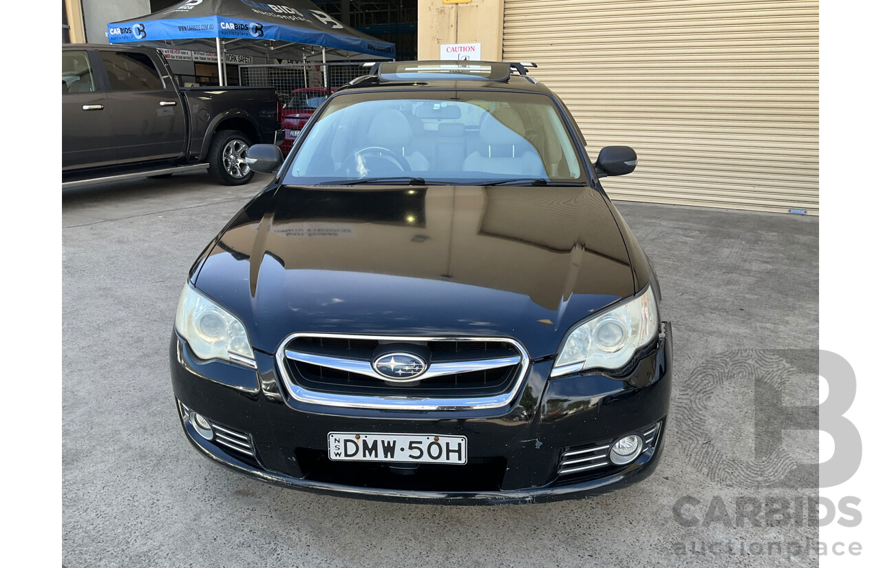6/2007 Subaru Liberty 3.0R MY07 4d Wagon Black 3.0L