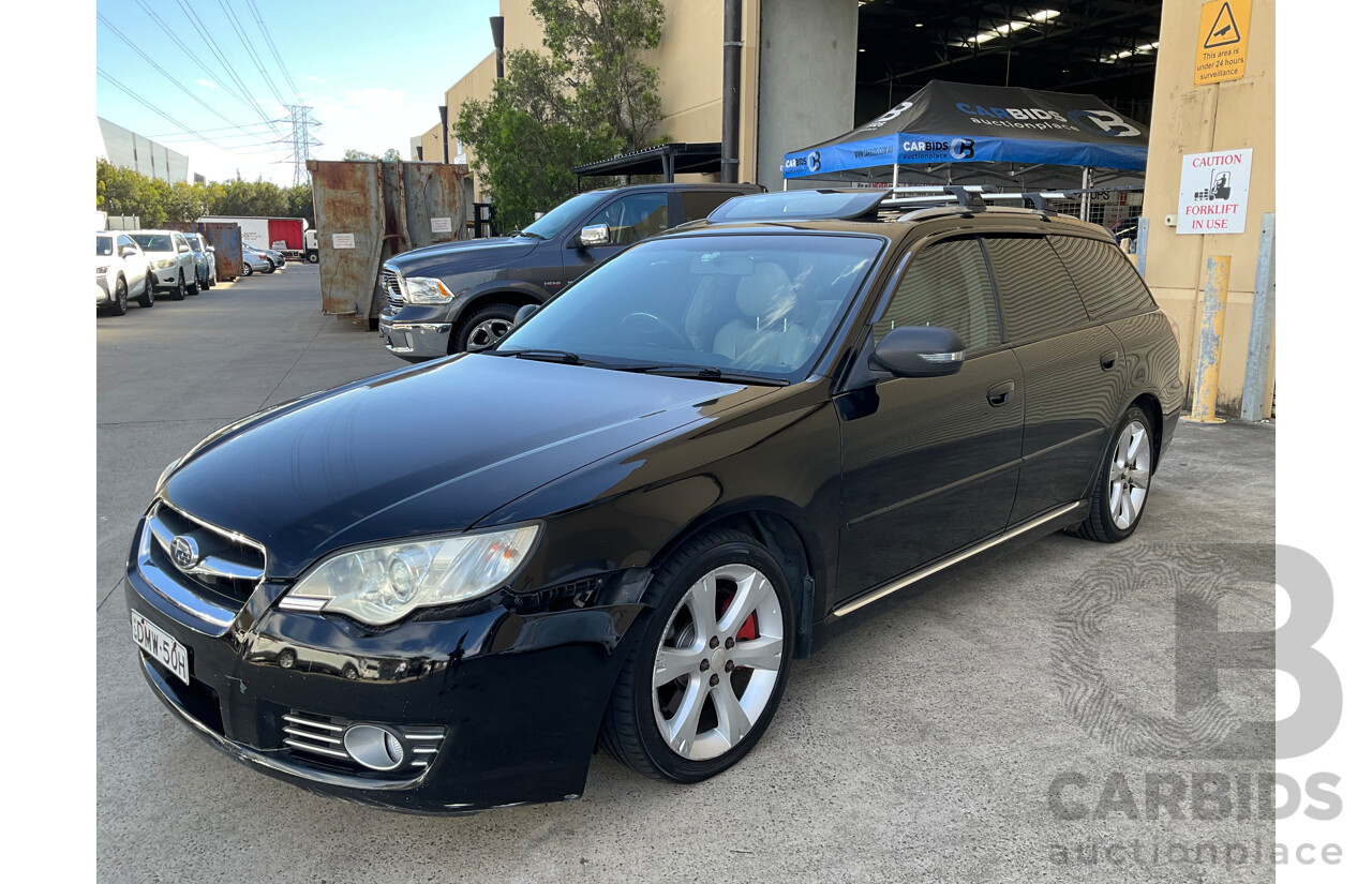 6/2007 Subaru Liberty 3.0R MY07 4d Wagon Black 3.0L