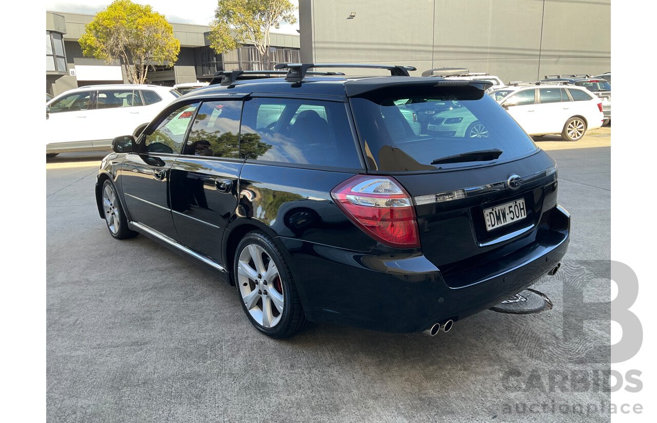 6/2007 Subaru Liberty 3.0R MY07 4d Wagon Black 3.0L