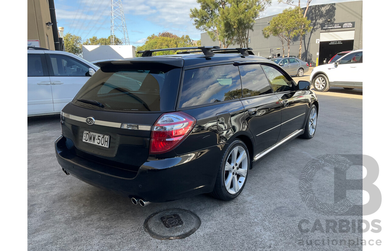 6/2007 Subaru Liberty 3.0R MY07 4d Wagon Black 3.0L