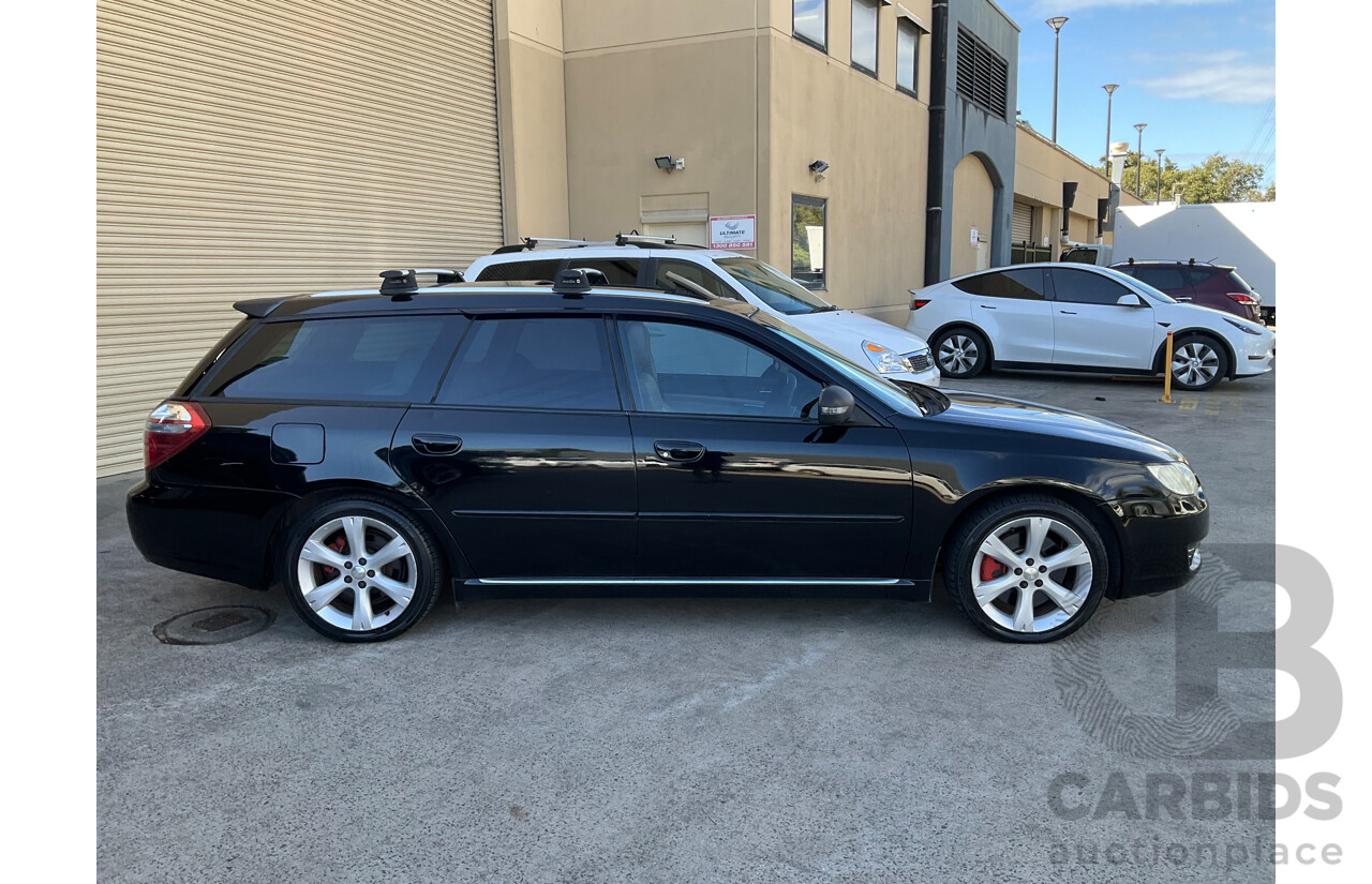 6/2007 Subaru Liberty 3.0R MY07 4d Wagon Black 3.0L