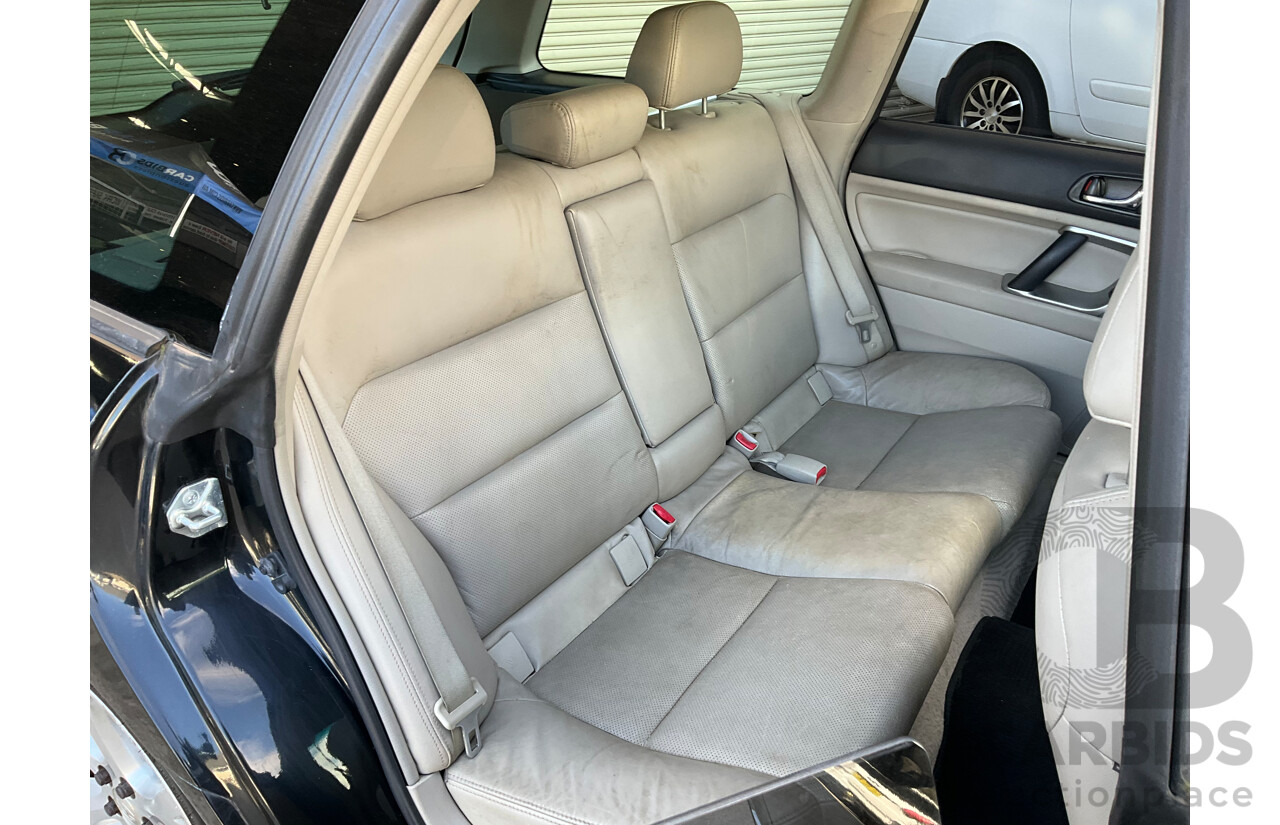 6/2007 Subaru Liberty 3.0R MY07 4d Wagon Black 3.0L