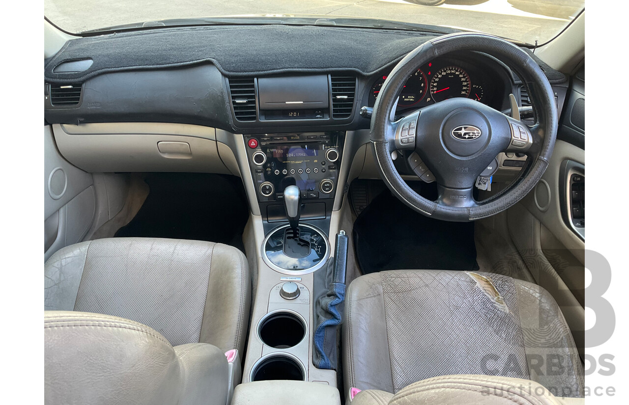 6/2007 Subaru Liberty 3.0R MY07 4d Wagon Black 3.0L