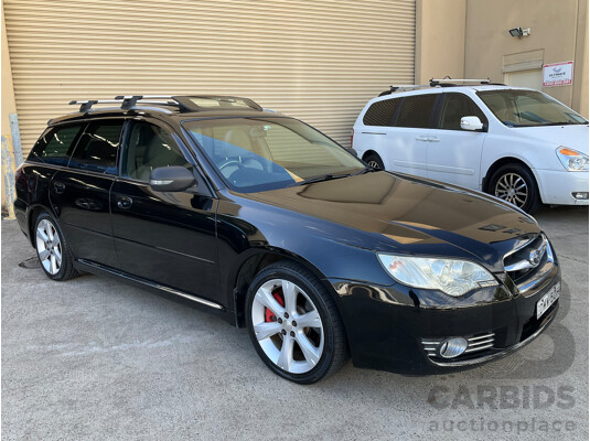 6/2007 Subaru Liberty 3.0R MY07 4d Wagon Black 3.0L
