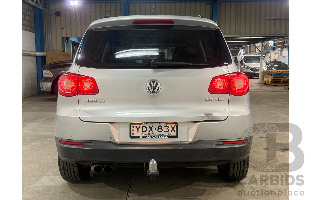 6/2008 Volkswagen Tiguan 2.0 TDI 5NC 4d Wagon Silver Turbo Diesel 2.0L