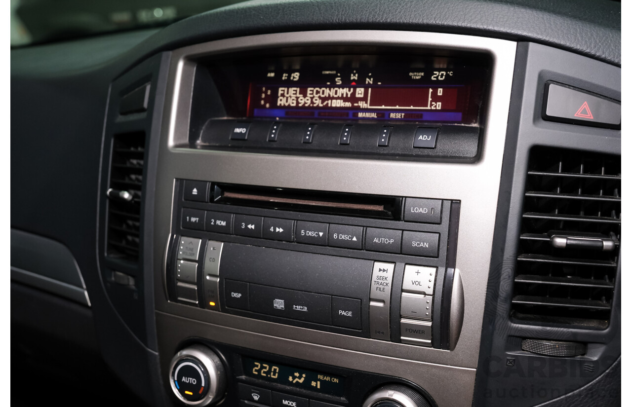 2/2010 Mitsubishi Pajero RX (4x4) NT MY10 4d Wagon Bronze Turbo Diesel 3.2L