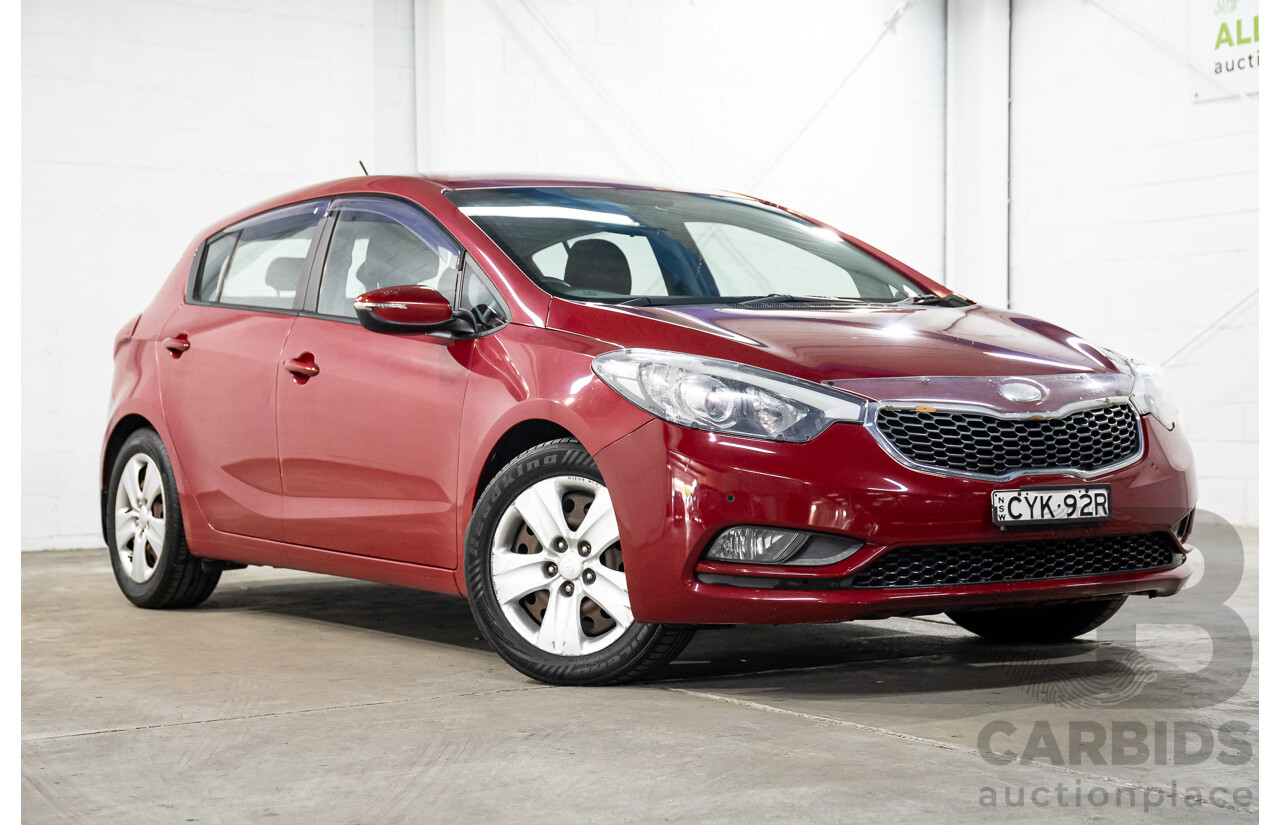 4/2015 Kia Cerato S YD MY15 4d Sedan Red 1.8L