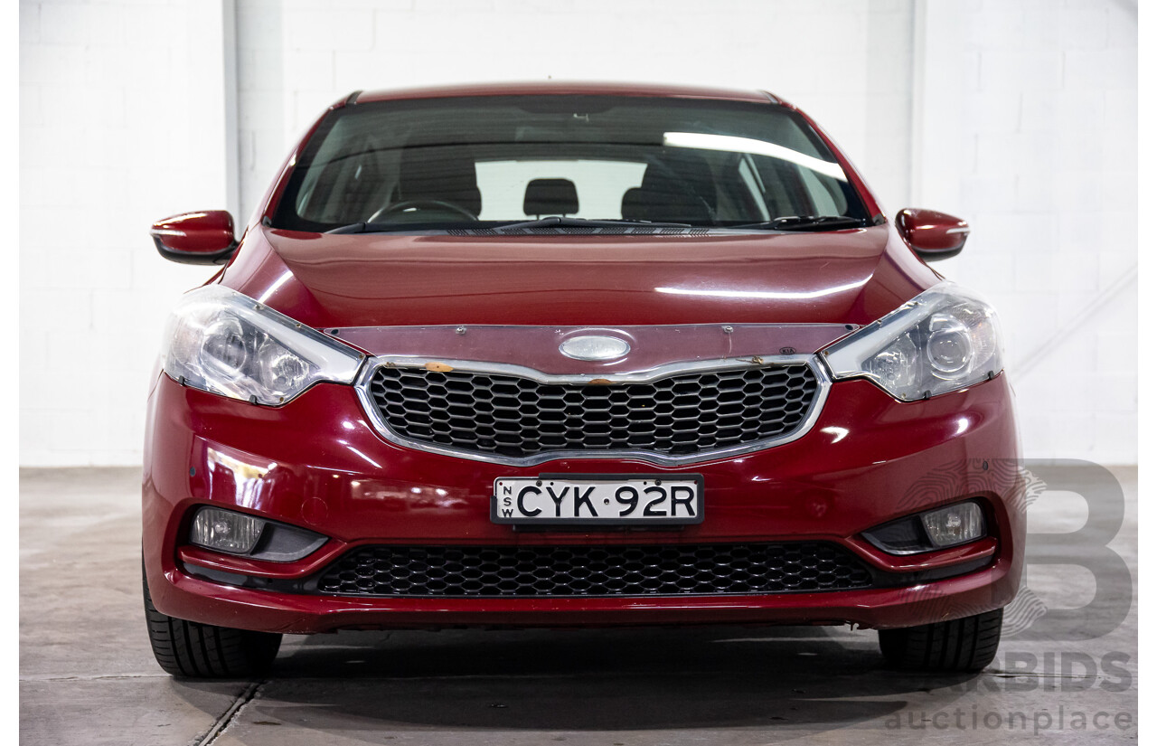 4/2015 Kia Cerato S YD MY15 4d Sedan Red 1.8L
