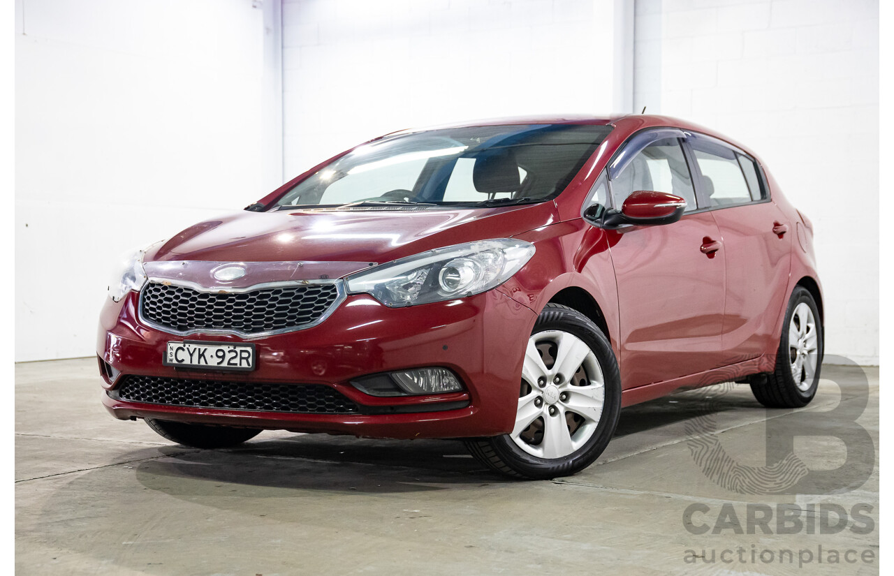 4/2015 Kia Cerato S YD MY15 4d Sedan Red 1.8L