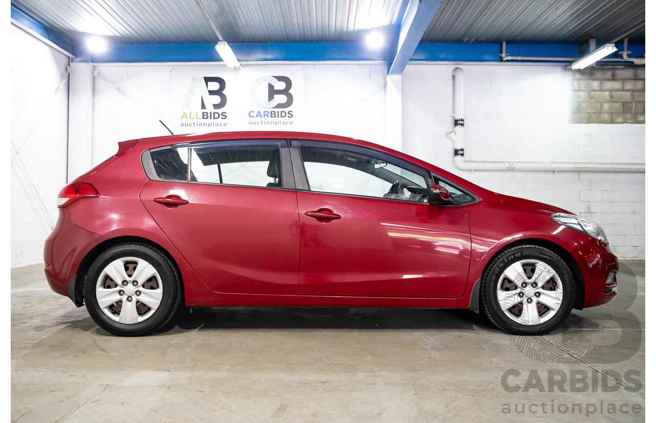 4/2015 Kia Cerato S YD MY15 4d Sedan Red 1.8L
