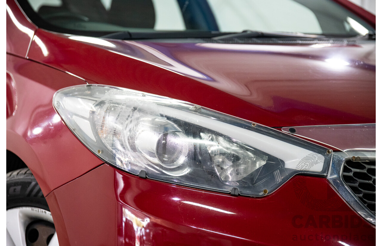 4/2015 Kia Cerato S YD MY15 4d Sedan Red 1.8L