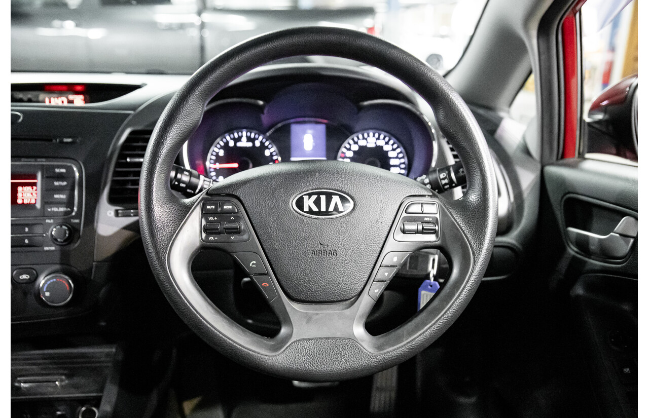 4/2015 Kia Cerato S YD MY15 4d Sedan Red 1.8L