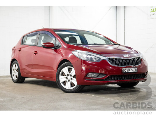 4/2015 Kia Cerato S YD MY15 4d Sedan Red 1.8L