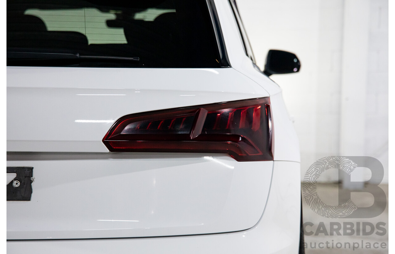 08/2017 Audi SQ5 3.0 TFSI Quattro (AWD) FY MY18 4d Wagon Ibis White Turbo V6 3.0L