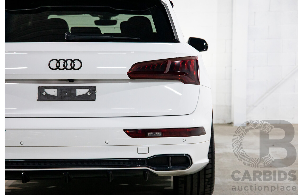 08/2017 Audi SQ5 3.0 TFSI Quattro (AWD) FY MY18 4d Wagon Ibis White Turbo V6 3.0L