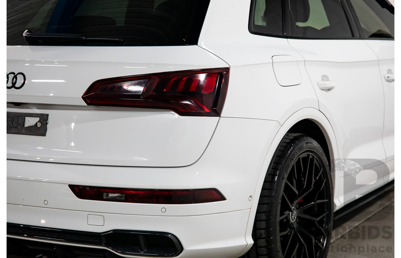 08/2017 Audi SQ5 3.0 TFSI Quattro (AWD) FY MY18 4d Wagon Ibis White Turbo V6 3.0L