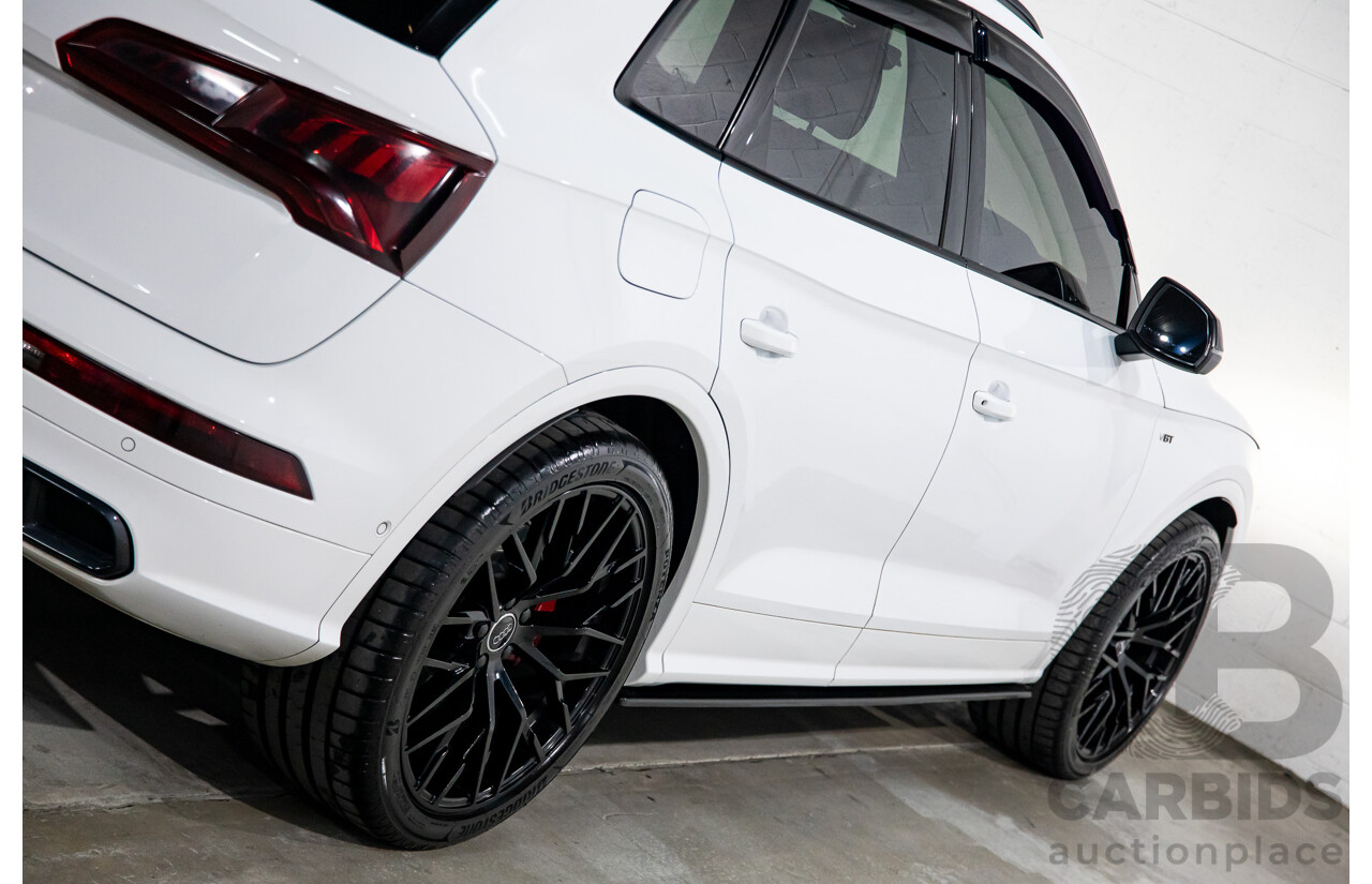 08/2017 Audi SQ5 3.0 TFSI Quattro (AWD) FY MY18 4d Wagon Ibis White Turbo V6 3.0L