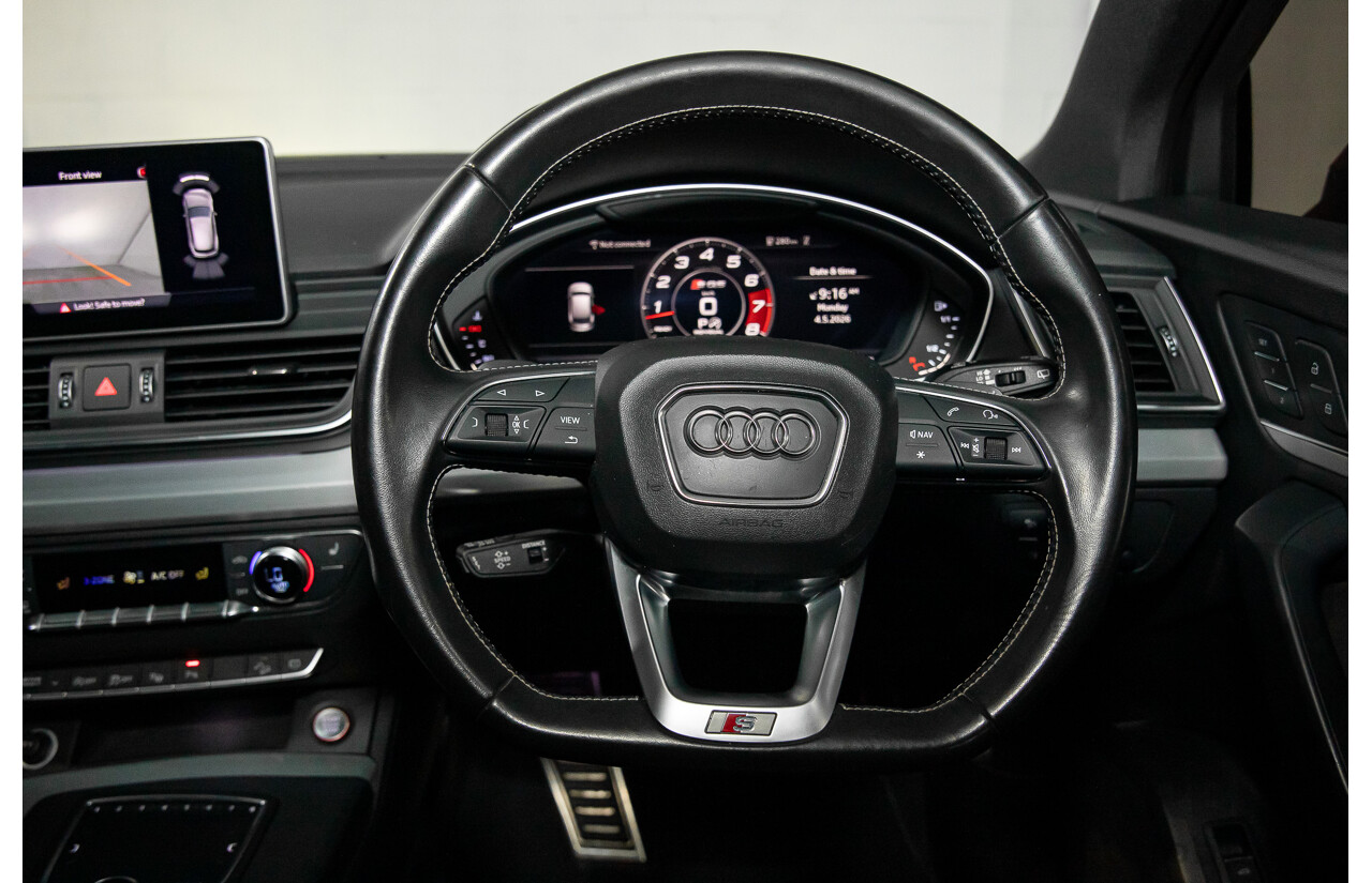 08/2017 Audi SQ5 3.0 TFSI Quattro (AWD) FY MY18 4d Wagon Ibis White Turbo V6 3.0L