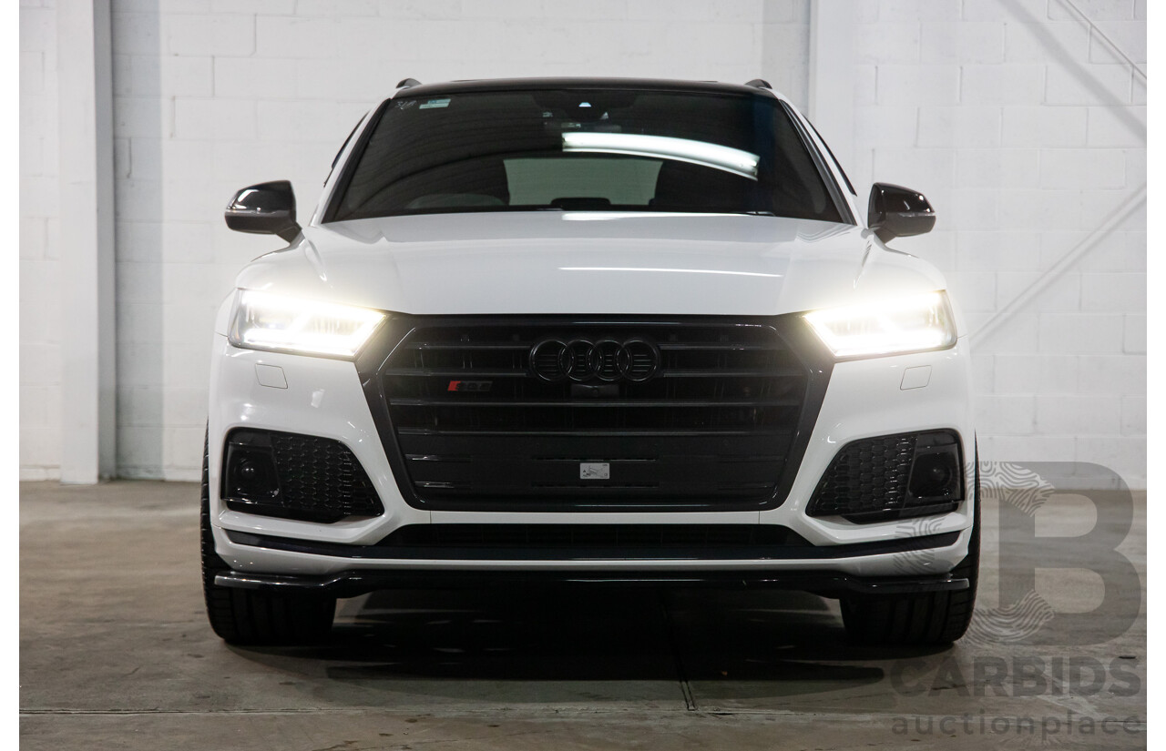 08/2017 Audi SQ5 3.0 TFSI Quattro (AWD) FY MY18 4d Wagon Ibis White Turbo V6 3.0L
