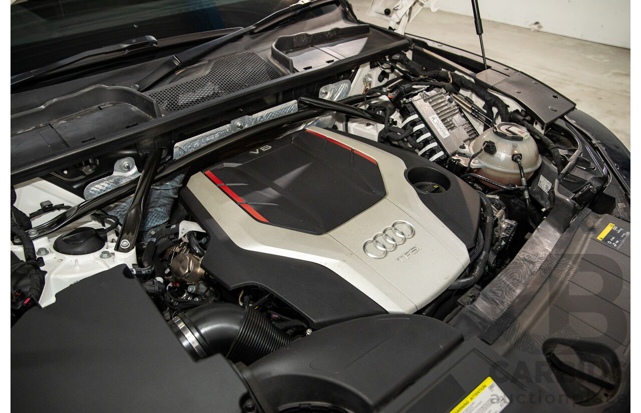 08/2017 Audi SQ5 3.0 TFSI Quattro (AWD) FY MY18 4d Wagon Ibis White Turbo V6 3.0L