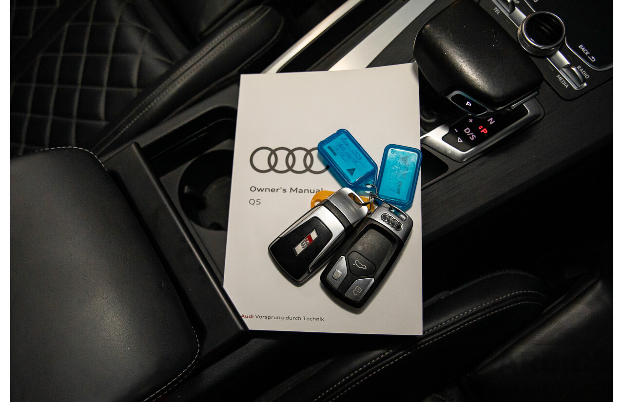 08/2017 Audi SQ5 3.0 TFSI Quattro (AWD) FY MY18 4d Wagon Ibis White Turbo V6 3.0L