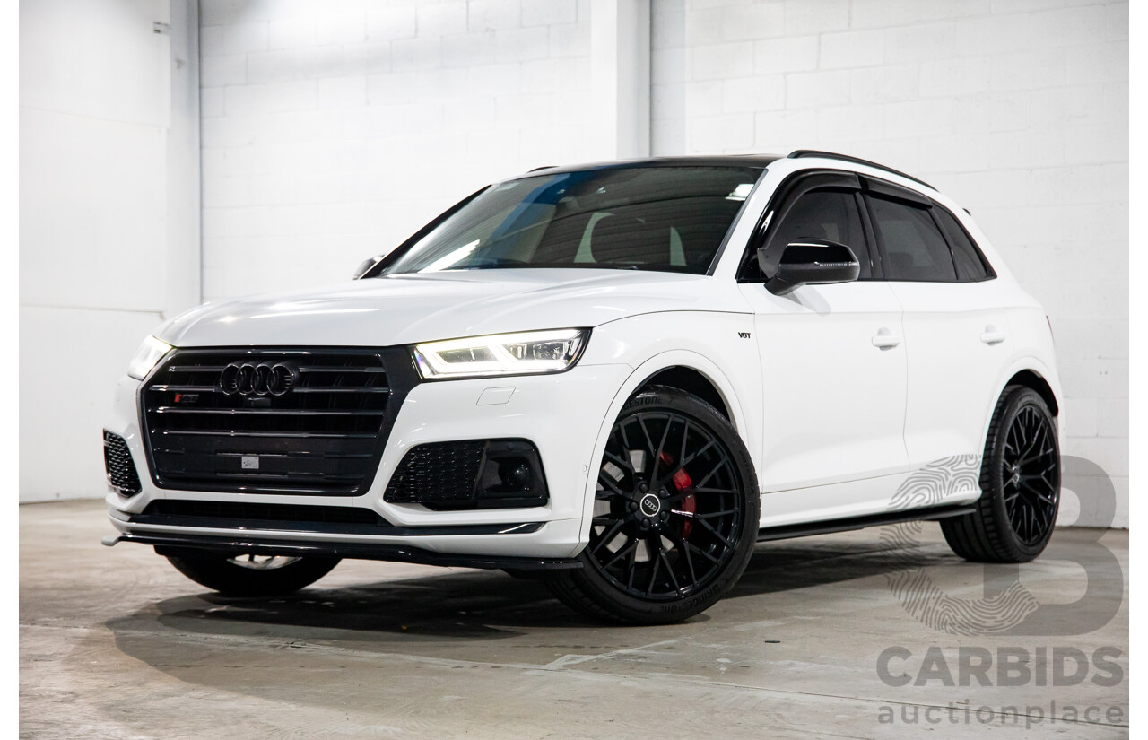 08/2017 Audi SQ5 3.0 TFSI Quattro (AWD) FY MY18 4d Wagon Ibis White Turbo V6 3.0L