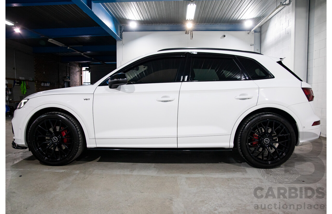 08/2017 Audi SQ5 3.0 TFSI Quattro (AWD) FY MY18 4d Wagon Ibis White Turbo V6 3.0L